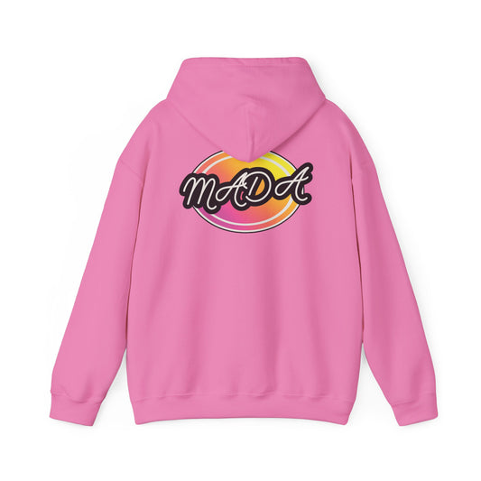 Neon Drift Vibrant Azalea Hoodie
